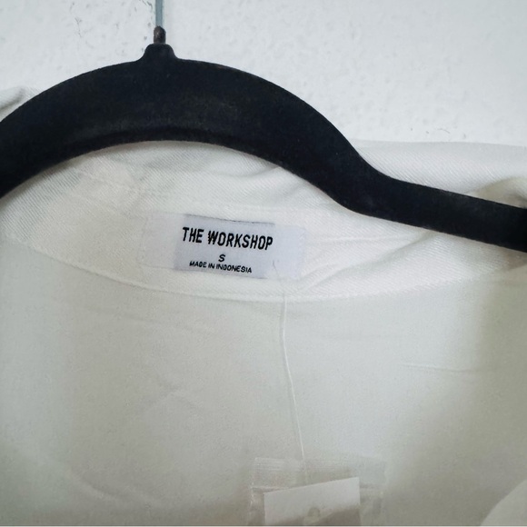 The Workshop White Women's Button Down Shirt Size Small - Picture 5 of 12